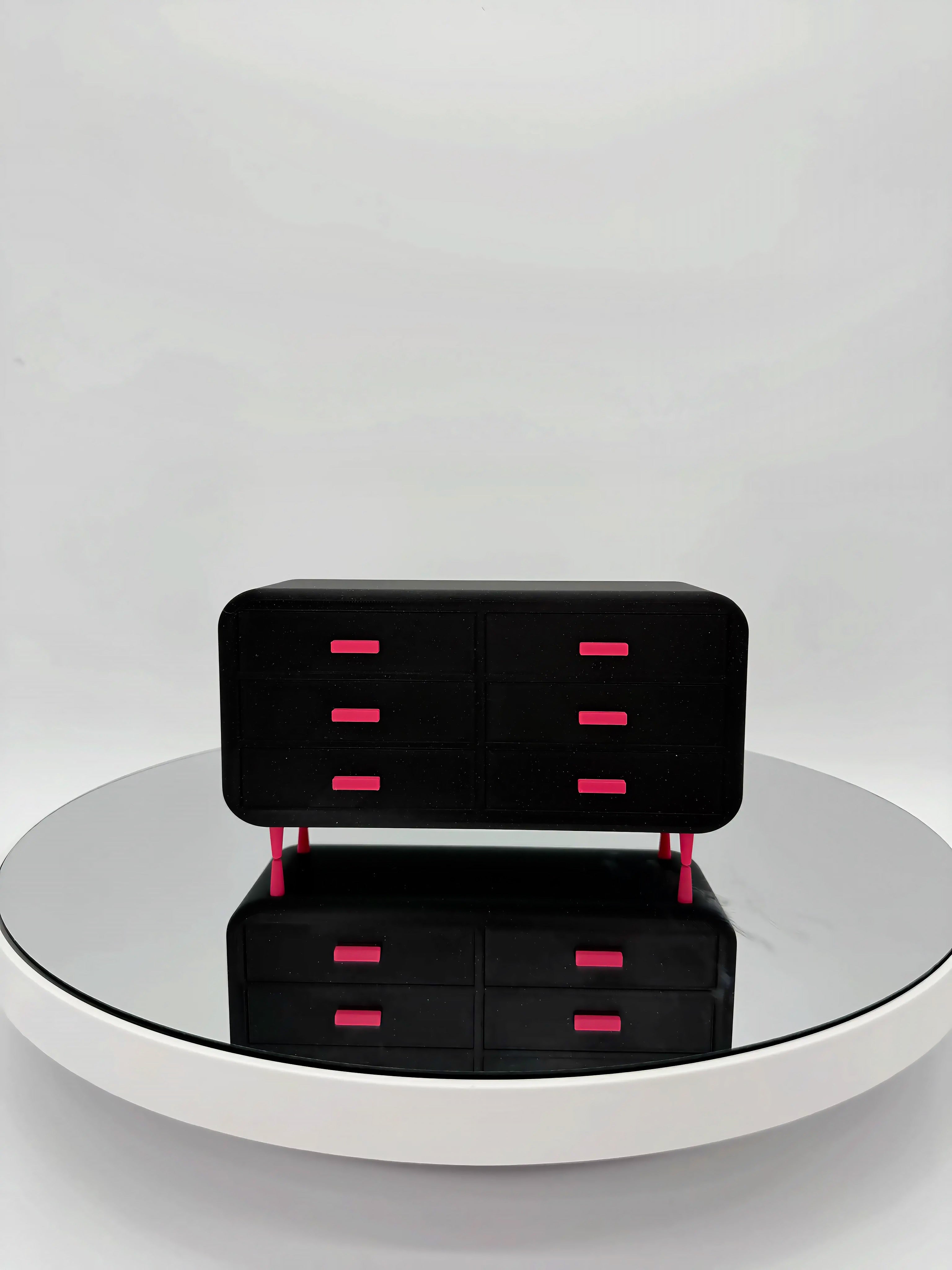 Sparkle Black / Hot Pink