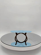 Light Blue/Sparkle Brown