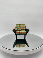 Green and Cream Plaid